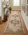 Eden Oasis Collection Area Rug -  Tranquility (Beige) Runner Beige  lifestyle 52