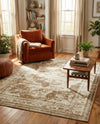 Riviera Elegance Collection Area Rug -  Menton (Beige) Rectangle Beige  lifestyle 44