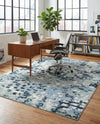 Aegean Elegance Washables Collection Area Rug -  Andros Rectangle Gray Navy Green  lifestyle 26