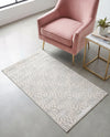 Hollywood Luxe Collection Area Rug -  Rodeo Rectangle White Silver  lifestyle 18