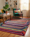 Chromatic Oasis Collection Area Rug -  Dapple Rectangle Multi  lifestyle 11