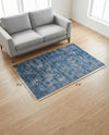 Sahara Essence Collection Area Rug - Oasis (Blue) Rectangle Blue  lifestyle 9