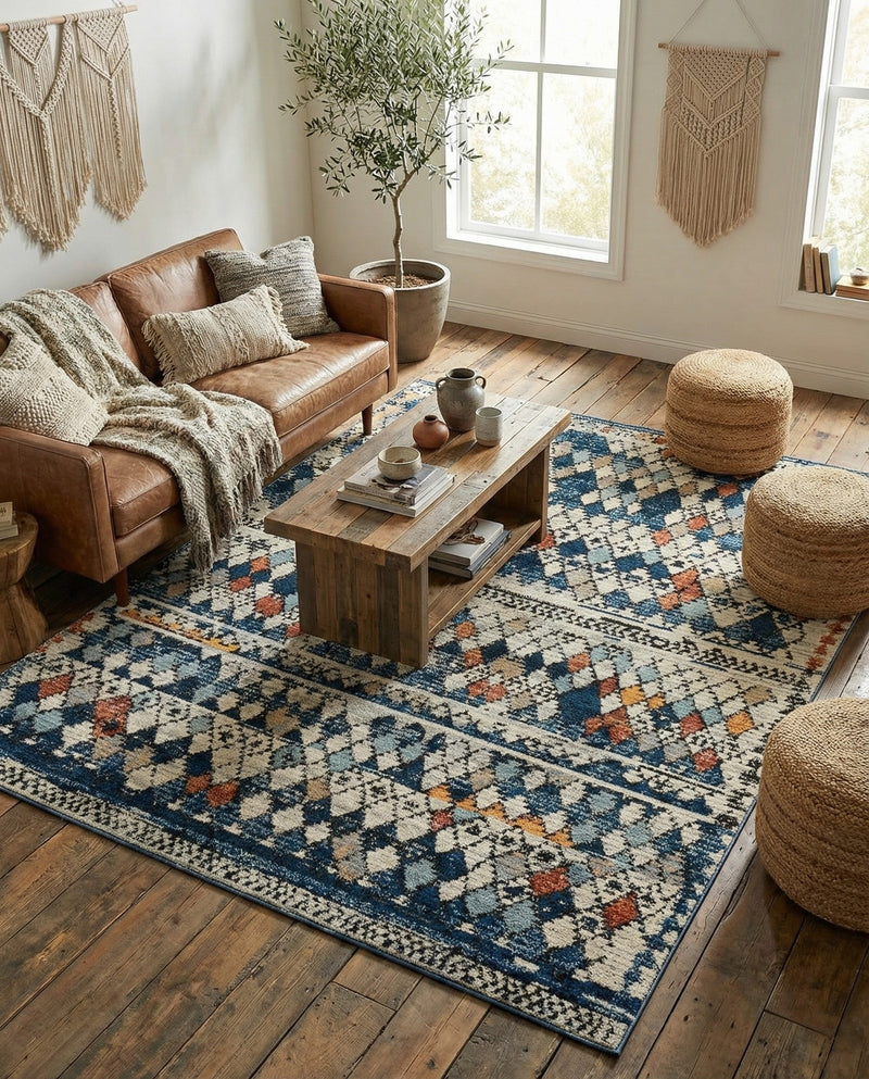 Tangier Treasures Collection Area Rug -  Marrakech Rectangle Multi  lifestyle 22