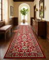 Isfahan Elegance Collection Area Rug - Naghsh-e Jahan (Red) Runner Red  lifestyle 67
