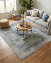 Bloomsbury Elegance Collection Area Rug -  Pimlico Rectangle Blue  lifestyle 14
