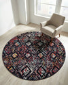 Brighton Terrace Collection Area Rug -  Ovingdean Round Multi  lifestyle 45