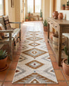 Desert Modern Eco Rug Series Collection Area Rug -  Zion Runner Ivory  lifestyle 58