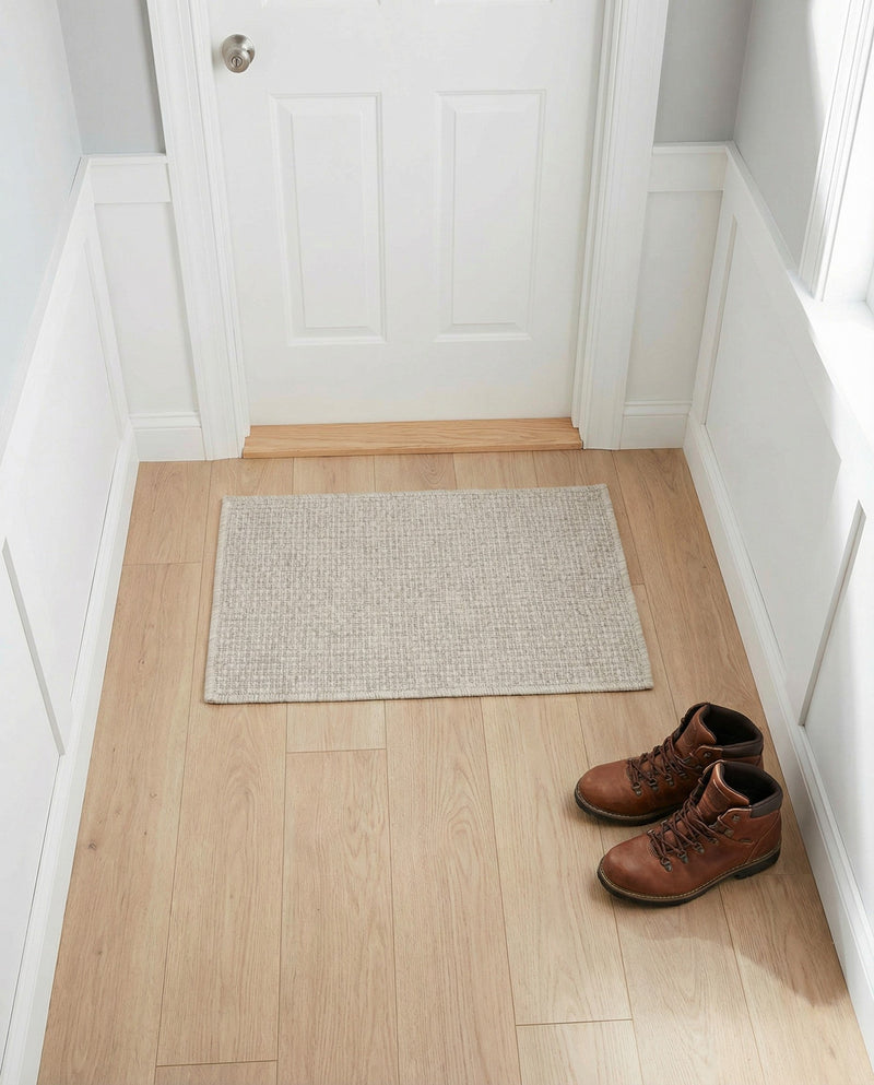 Seaside Serenity Collection Area Rug - Veranda (Light Gray) Rectangle Light Gray  lifestyle 47