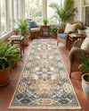 Persian Elegance Collection Area Rug -  Kashan Runner Beige  lifestyle 42
