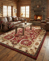 Frontier Trails Collection Area Rug -  Onyx Rectangle Red  lifestyle 34
