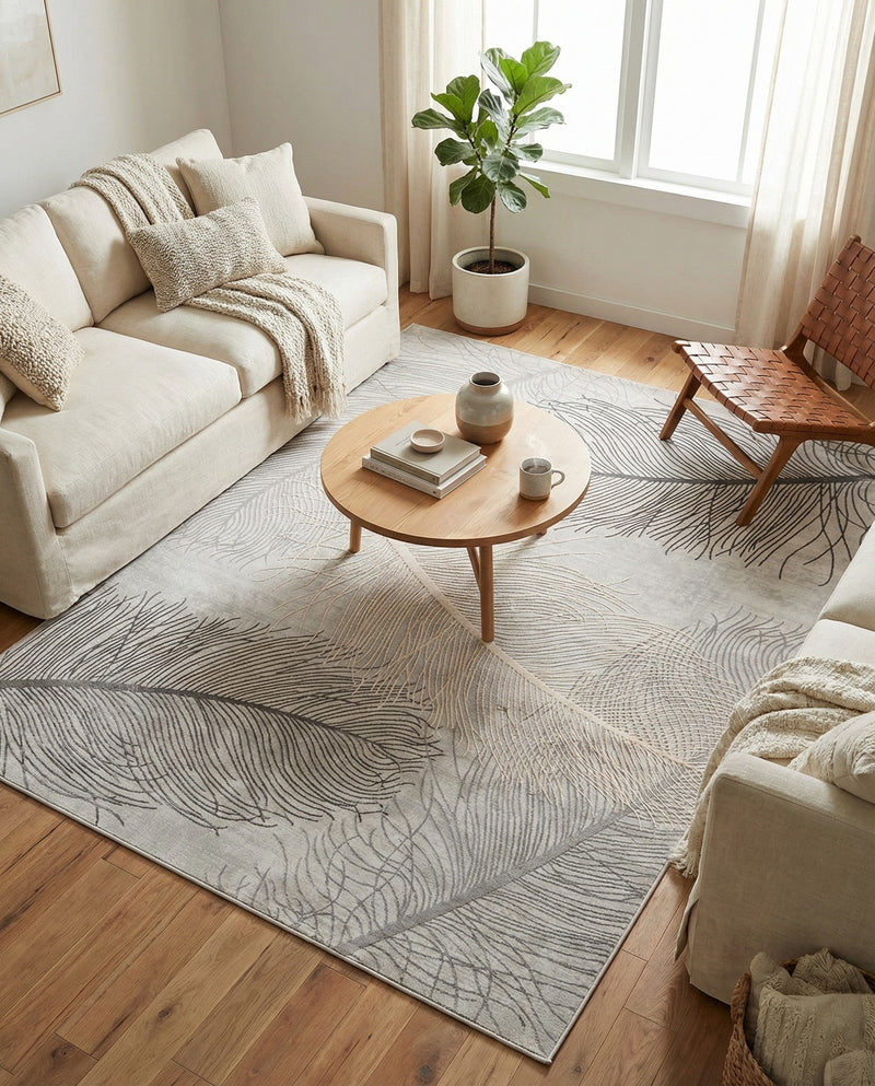 Bloomsbury Elegance Collection Area Rug -  Westminster Rectangle Gray  lifestyle 34