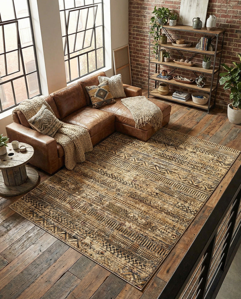 Neptune Elegance Collection Area Rug -  Nereid Rectangle Beige  lifestyle 28