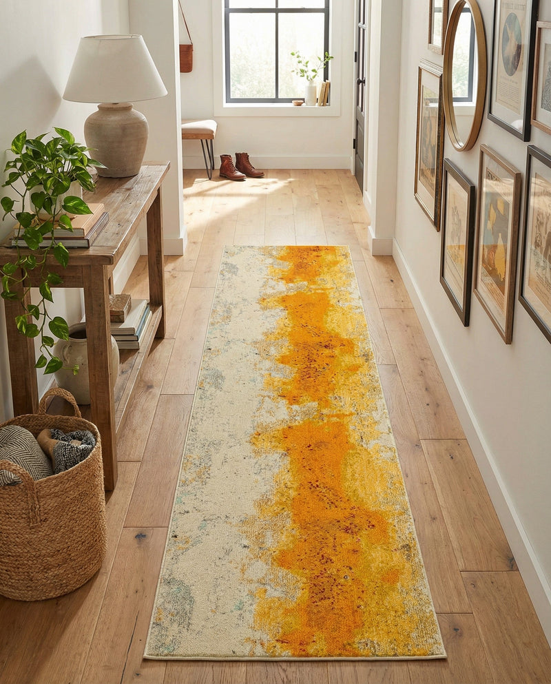 Marrakesh Elegance Collection Area Rug -  Tarfaya Runner Yellow  lifestyle 36