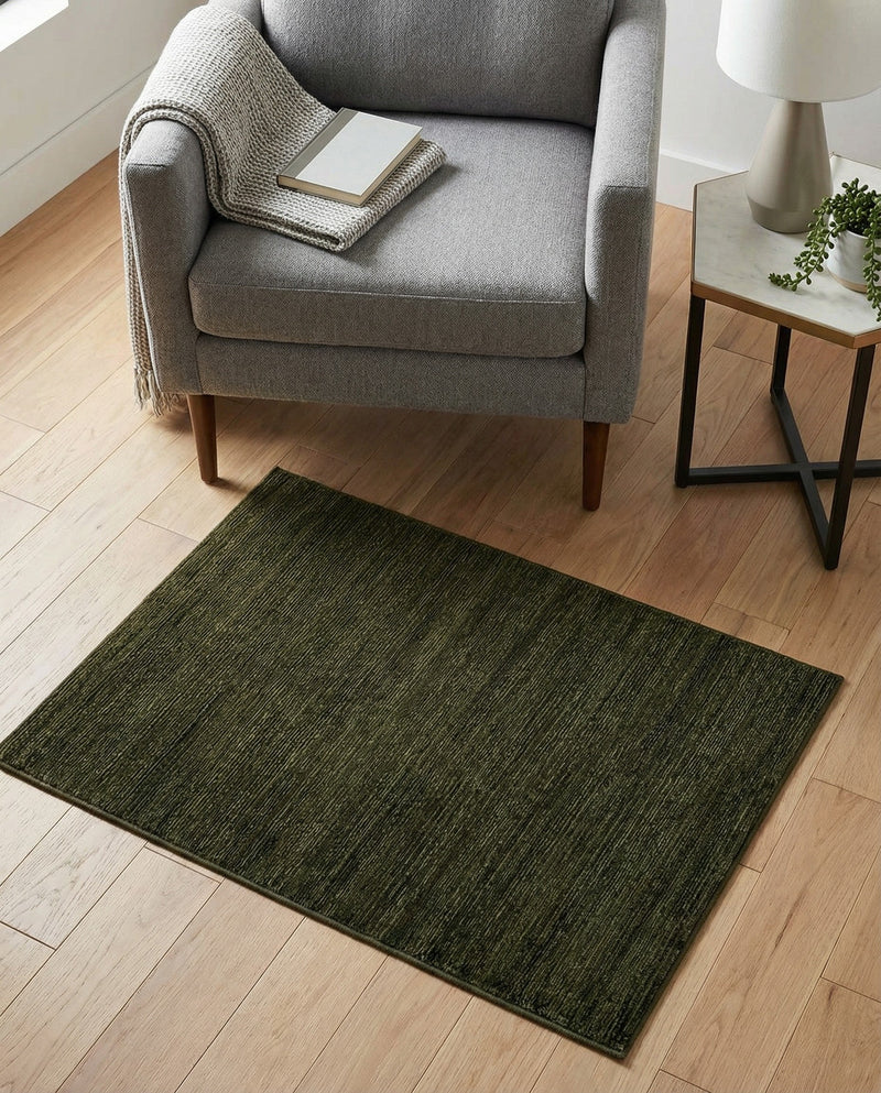 Bloomsbury Elegance Collection Area Rug -  Kensington (Green) Rectangle Green  lifestyle 10