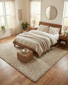 Eternal Plush Oasis Collection Area Rug -  Tranquility (Linen) Rectangle Linen  lifestyle 24