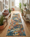 Colorburst Oasis Collection Area Rug -  Chroma Runner Multi  lifestyle 42