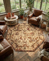 Neptune Elegance Collection Area Rug -  Galatea (Beige Cream) Octagon Beige Cream  lifestyle 38