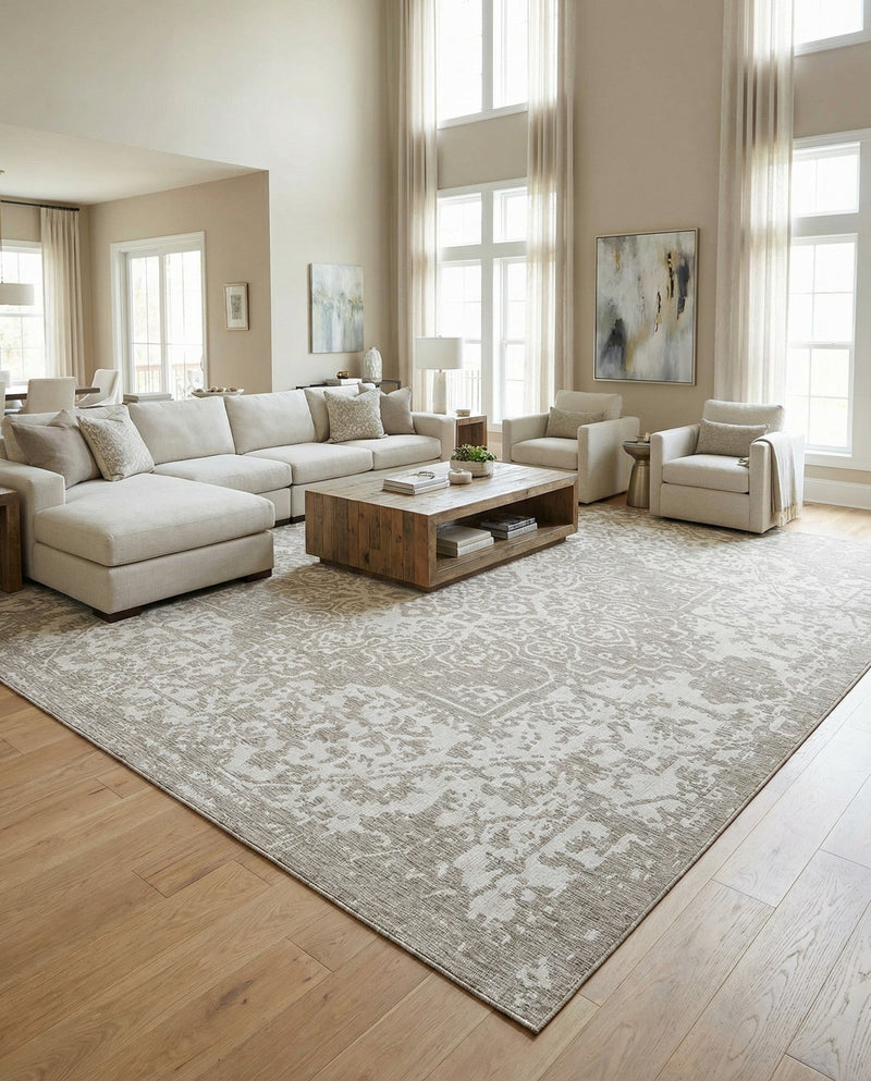 Urban Oasis Rugs Collection Area Rug -  Penthouse (Gray) Square Gray  lifestyle 26