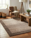 Studio Haven Collection Area Rug -  Conservatory (Light Brown) Rectangle Light Brown  lifestyle 9