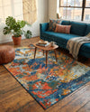 Colorburst Oasis Collection Area Rug -  Chroma Rectangle Multi  lifestyle 12