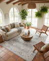 Savannah Series Collection Area Rug -  Beaufort Rectangle Cloud Gray  lifestyle 27