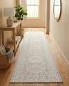 Tribal Terrace Treasures Collection Area Rug -  Incan Isle (Light Gray) Runner Light Gray  lifestyle 60