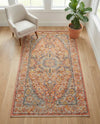 Seville Stripes Collection Area Rug - Cadiz (Brick Red) Rectangle Brick Red  lifestyle 23
