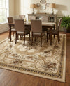 Versailles Elegance Collection Area Rug -  Louveciennes (Cream) Rectangle Cream  lifestyle 28