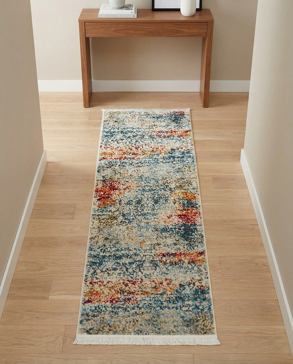 Caribbean Breeze Collection Area Rug -  Isla Runner Cream  lifestyle 106