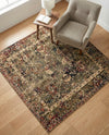 Neptune Elegance Collection Area Rug -  Galatea (Green) Square Green  lifestyle 35