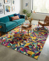 Marrakesh Elegance Collection Area Rug -  Toubkal Rectangle Multi  lifestyle 21