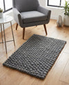 Woolen Sphere Collection Area Rug - Orbsburg (Gray) Rectangle Gray  lifestyle 19