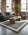 Studio Haven Collection Area Rug -  Alcove (Gray) Rectangle Gray  lifestyle 18