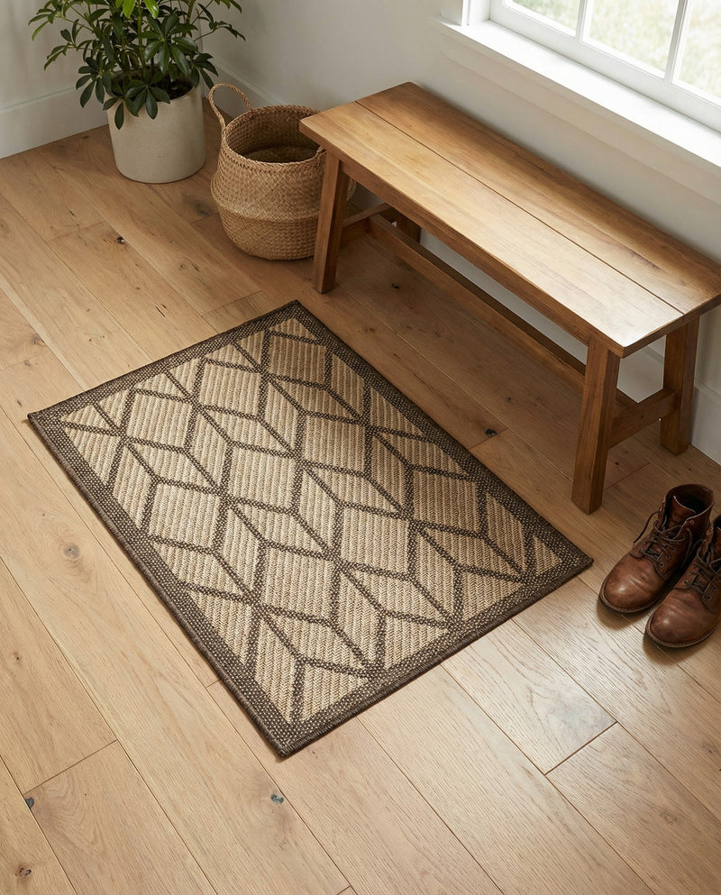 Sahara Sands Collection Area Rug -  Mut Rectangle Natural  lifestyle 3