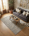 Seville Stripes Collection Area Rug -  Cordoba (Gray) Rectangle Gray  lifestyle 8