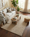 Alpine Plush Collection Area Rug - Verbier Rectangle Beige  lifestyle 55