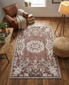Heritage Harbor Collection Area Rug -  Seabreeze Rectangle Dusty Rose  lifestyle 29