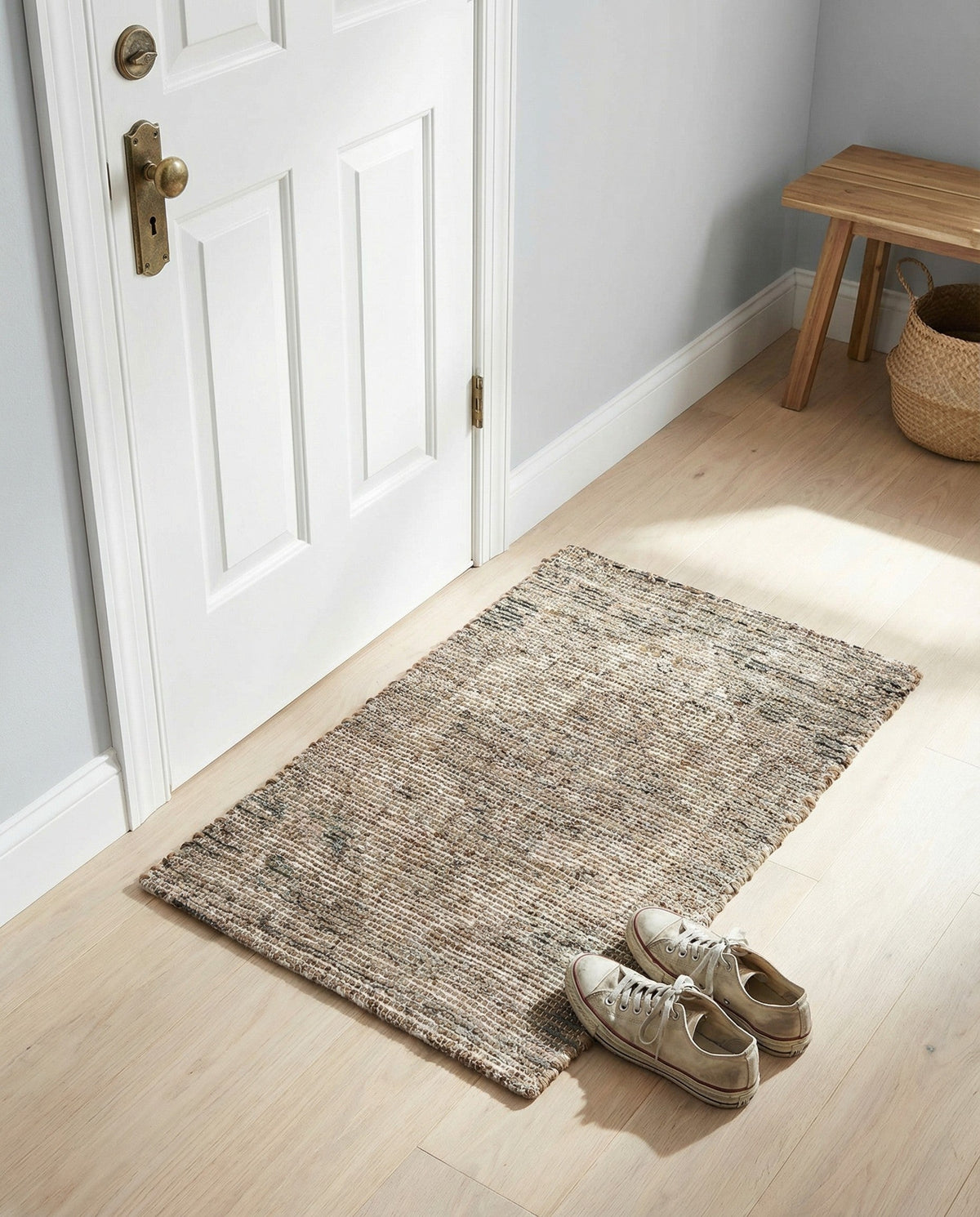 Savannah Threads Collection Area Rug - Sahara Rectangle Natural  lifestyle 47