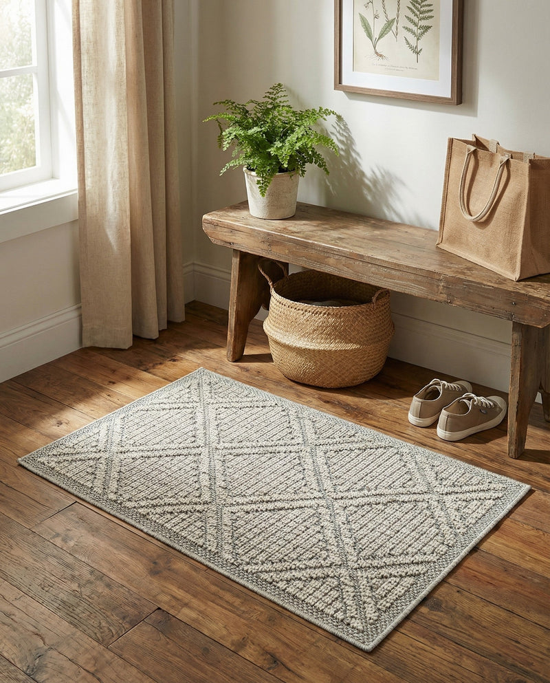 Savannah Pergola Collection Area Rug -  Eden Rectangle Light Gray  lifestyle 29