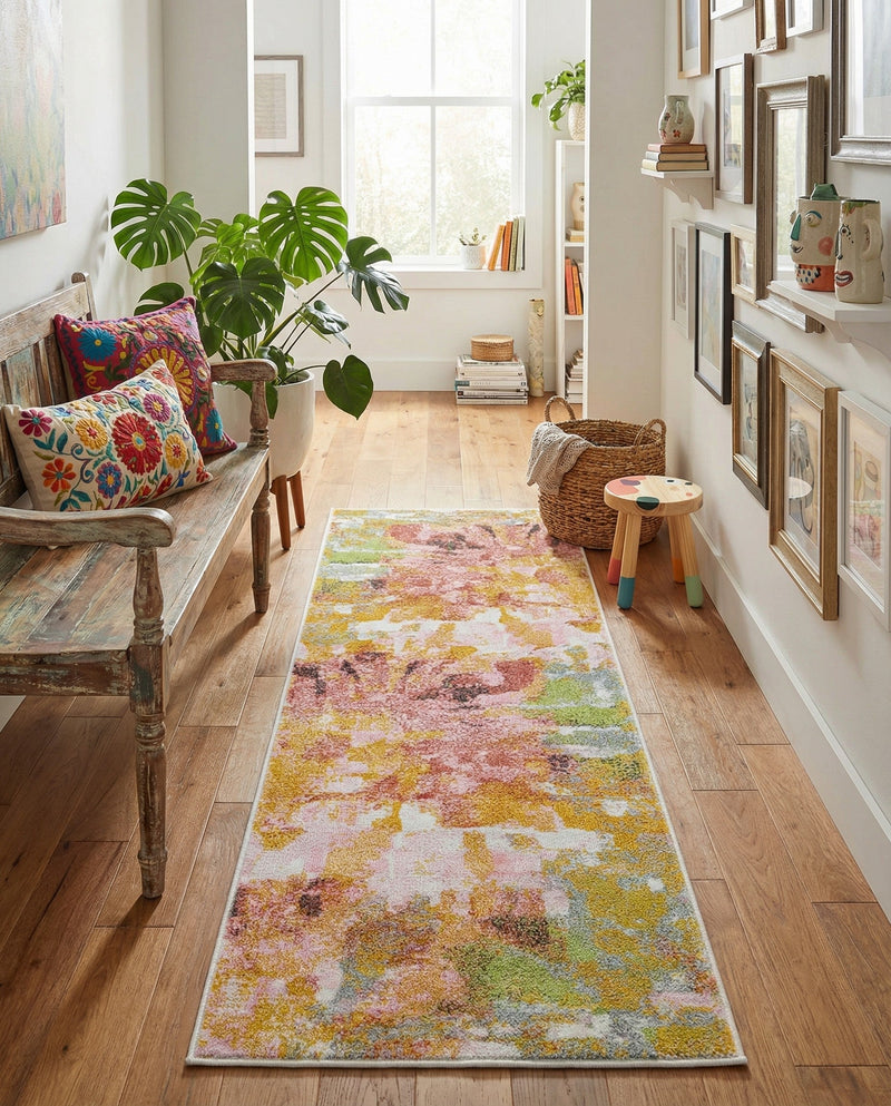 Wonder Tykes Collection Area Rug -  Flutter Runner Multi  lifestyle 53