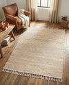 Osian Looms Collection Area Rug - Capri Rectangle Natural  lifestyle 30