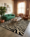 Savannah Sojourn Collection Area Rug -  Kilimanjaro Rectangle Black  lifestyle 10