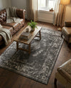 Copenhagen Comfort Collection Area Rug -  Roskilde Rectangle Charcoal  lifestyle 40