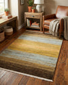 Zagros Oasis Collection Area Rug -  Mehran Rectangle Multi  lifestyle 21