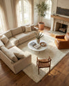 Cozy Comfort Shag Collection Area Rug - Haven (White) Rectangle White  lifestyle 16
