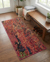 Autumnal Tapestry Collection Area Rug -  Chromaticville Runner Multi  lifestyle 47