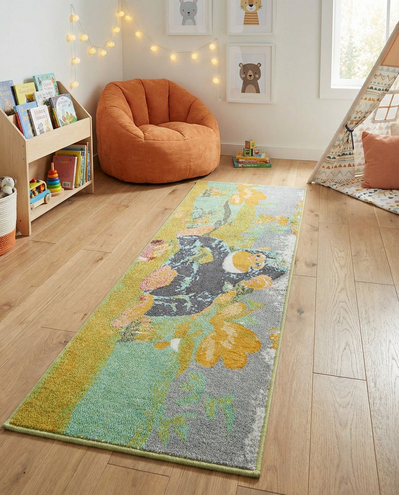 Wonder Tykes Collection Area Rug -  Dynamo Runner Multi  lifestyle 50