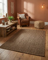 Sahara Sands Collection Area Rug -  Rosetta Rectangle Brown  lifestyle 17