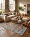 Mykonos Manor Collection Area Rug -  Paros Rectangle Mustard Yellow  lifestyle 55