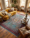 Bazaar Chic Collection Area Rug -  Nador Rectangle Multi  lifestyle 4